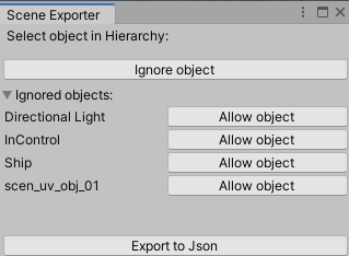 Tool Scene Exporter